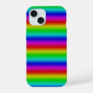 Regenboogstrips - Patroon iPhone 15 Case