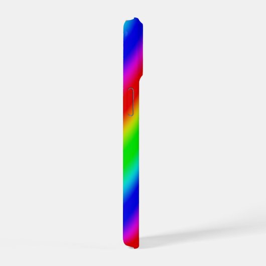 Regenboogstrips - Patroon iPhone 15 Case (Rechterkant)