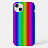 Regenboogstrips - Patroon iPhone Hoesje (Achterkant)