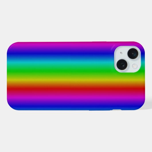 Regenboogstrips - Patroon iPhone Hoesje (Achterkant horizontaal)