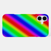 Regenboogstrips - Patroon iPhone Hoesje (Achterkant horizontaal)