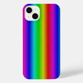 Regenboogstrips - Patroon iPhone Hoesje (Achterkant)