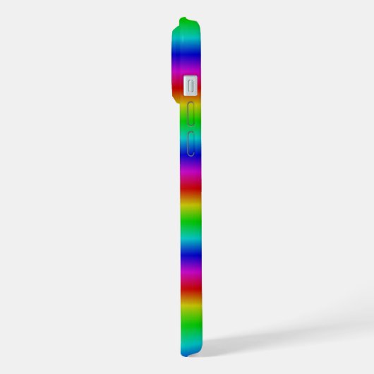 Regenboogstrips - Patroon iPhone Hoesje (Linkerkant)