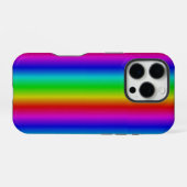 Regenboogstrips - Patroon iPhone Hoesje (Achterkant horizontaal)