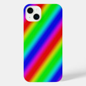Regenboogstrips - Patroon iPhone Hoesje (Achterkant)