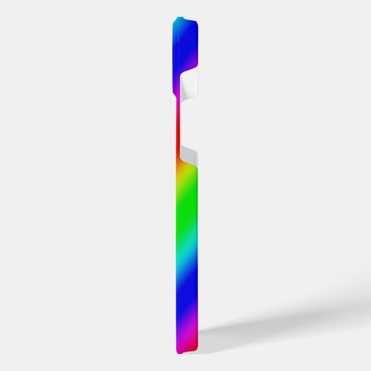 Regenboogstrips - Patroon iPhone Hoesje (Linkerkant)