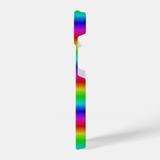 Regenboogstrips - Patroon iPhone Hoesje (Linkerkant)