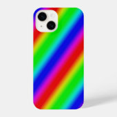 Regenboogstrips - Patroon iPhone Hoesje (Achterkant)