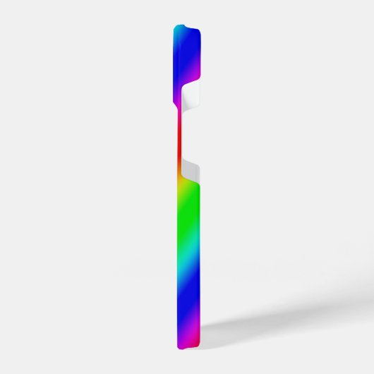 Regenboogstrips - Patroon iPhone Hoesje (Linkerkant)