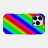 Regenboogstrips - Patroon iPhone Hoesje (Achterkant horizontaal)