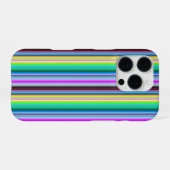 Regenboogstrips - Patroon iPhone Hoesje (Achterkant horizontaal)