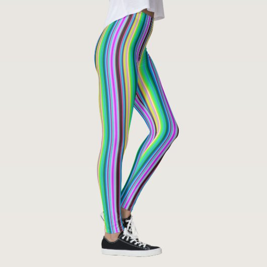 Regenboogstrips - Patroon Leggings (Rechts)