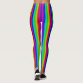 Regenboogstrips - Patroon Leggings (Achterkant)