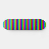 Regenboogstrips - Patroon Persoonlijk Skateboard (Horizontaal)