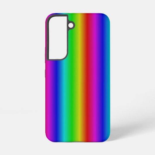 Regenboogstrips - Patroon Samsung Galaxy Hoesje (Achterkant)