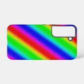 Regenboogstrips - Patroon Samsung Galaxy Hoesje (Achterkant horizontaal)