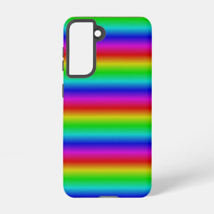 Regenboogstrips - Patroon Samsung Galaxy Hoesje