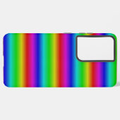 Regenboogstrips - Patroon Samsung Galaxy Hoesje (Linkerkant)