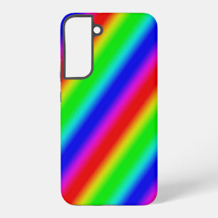 Regenboogstrips - Patroon Samsung Galaxy Hoesje