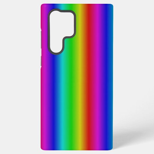 Regenboogstrips - Patroon Samsung Galaxy Hoesje (Achterkant)