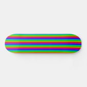 Regenboogstrips - Patroon Skateboard (Horizontaal)