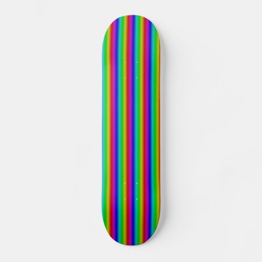 Regenboogstrips - Patroon Skateboard (Voorkant)