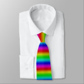 Regenboogstrips - Patroon Stropdas (Gebonden)