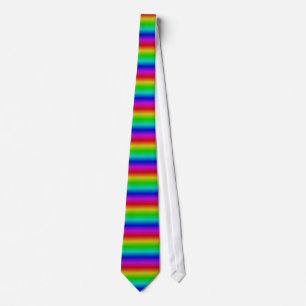 Regenboogstrips - Patroon Stropdas