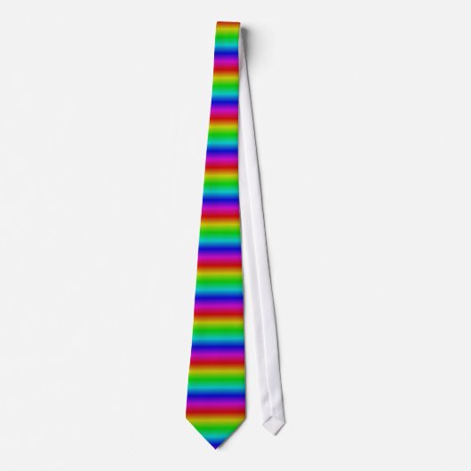 Regenboogstrips - Patroon Stropdas (Voorkant)