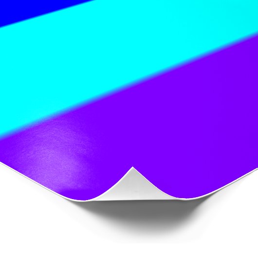 Regenboogstrips Perfect Poster (Hoek)