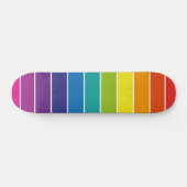 Regenboogstrips Persoonlijk Skateboard (Horizontaal)