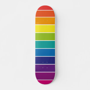 Regenboogstrips Persoonlijk Skateboard