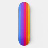 Regenboogstrips Persoonlijk Skateboard (Voorkant)
