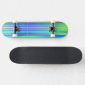Regenboogstrips Persoonlijk Skateboard (Horizontaal)