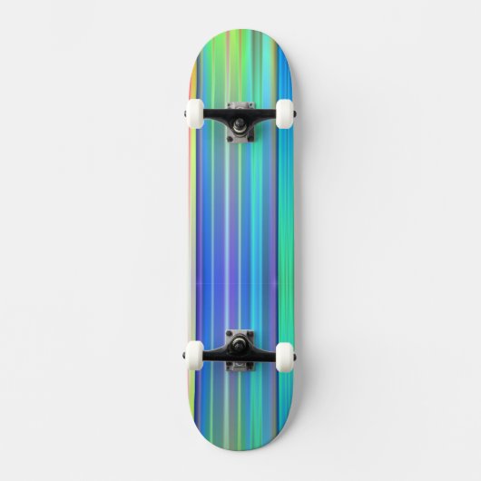 Regenboogstrips Persoonlijk Skateboard (Voorkant)