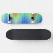 Regenboogstrips Persoonlijk Skateboard (Horizontaal)