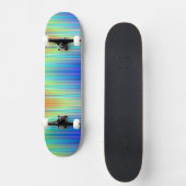 Regenboogstrips Persoonlijk Skateboard (Voorkant)
