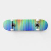 Regenboogstrips Persoonlijk Skateboard (Horizontaal)