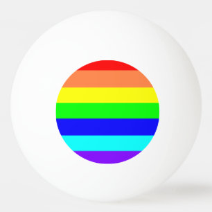 Regenboogstrips Pingpongbal