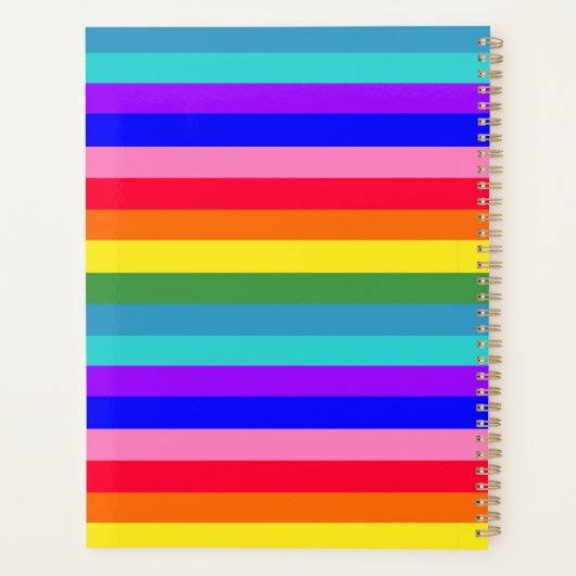 Regenboogstrips Planner (Achterkant)