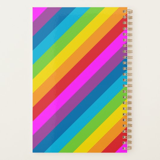Regenboogstrips Planner (Achterkant)
