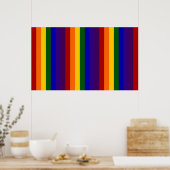 Regenboogstrips Poster (Keuken)