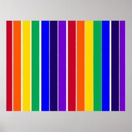 Regenboogstrips Poster