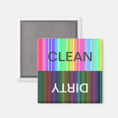 Regenboogstrips reiniging/vuil magneet (Voorkant / Achterkant)