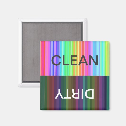 Regenboogstrips reiniging/vuil magneet (Voorkant / Achterkant)