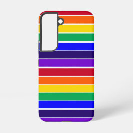 Regenboogstrips Samsung Galaxy Hoesje