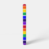 Regenboogstrips Samsung Galaxy Hoesje (Linkerkant)
