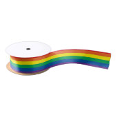Regenboogstrips Satijnen Lint (Spoel)