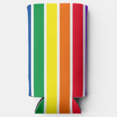 Regenboogstrips Seltzer Blikjeskoeler (Voorkant)