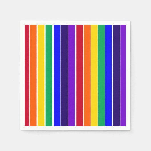 Regenboogstrips Servet (Voorkant)